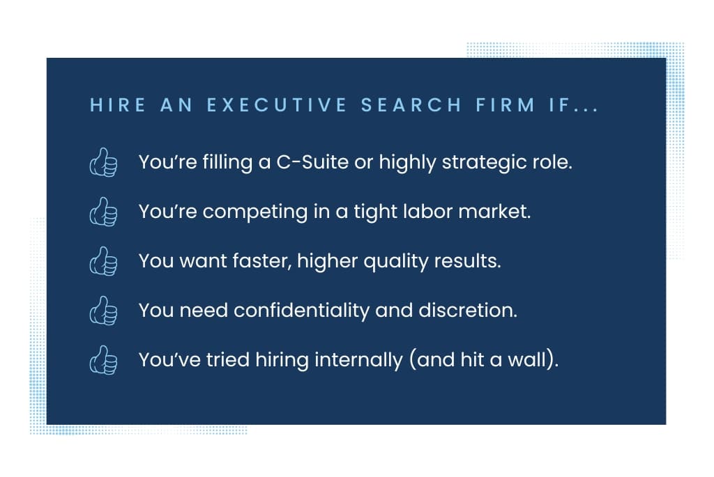 Why to hire an executive search firm